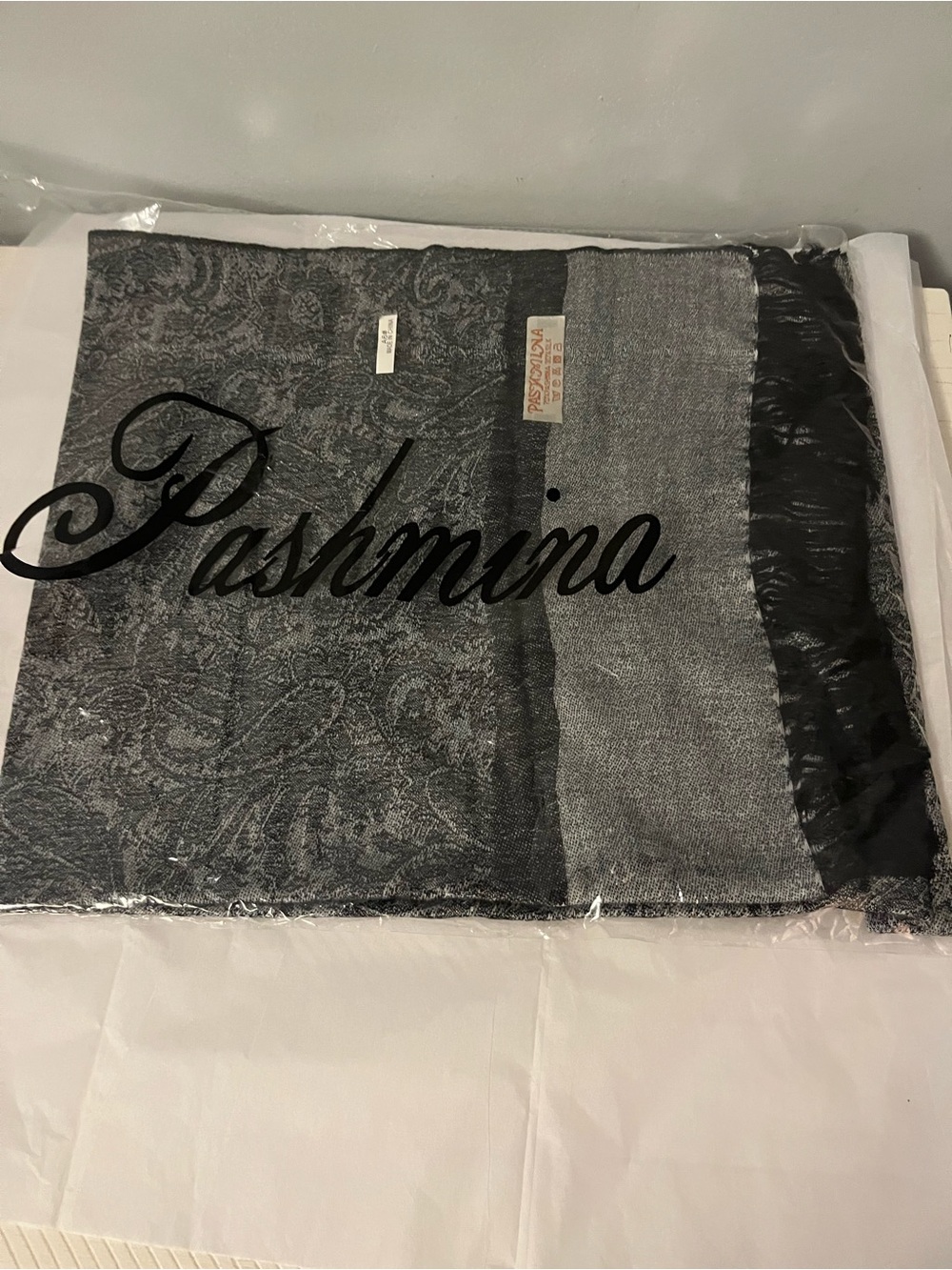 Pashmina Black & Gray Women's Skirt